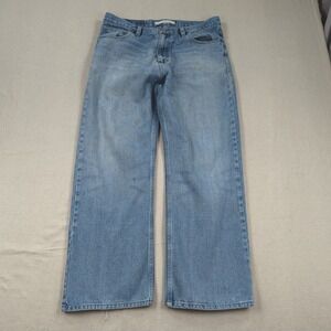 Vintage Express Jeans Mens 34x30 Blue Quince Relaxed Straight